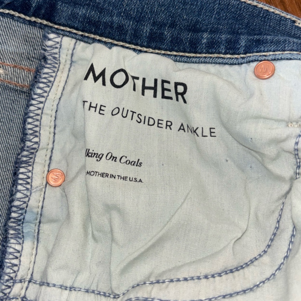 MOTHER The Outsider Ankle in Walking On Coals - Picture 10 of 14